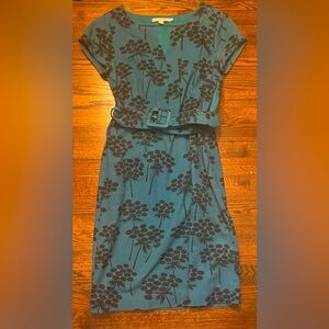 Blue Boden Dress with Belt